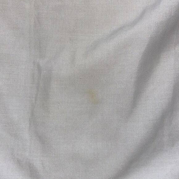 Women’s Short Sleeve Peasant Shirt Ruched Eyelet Cotton White Loose Fit Sz XXL - Picture 7 of 8